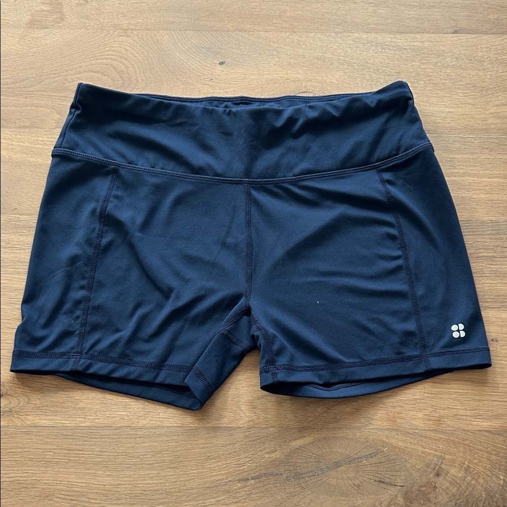 Sweaty Betty Power 4" Biker Shorts- Navy L